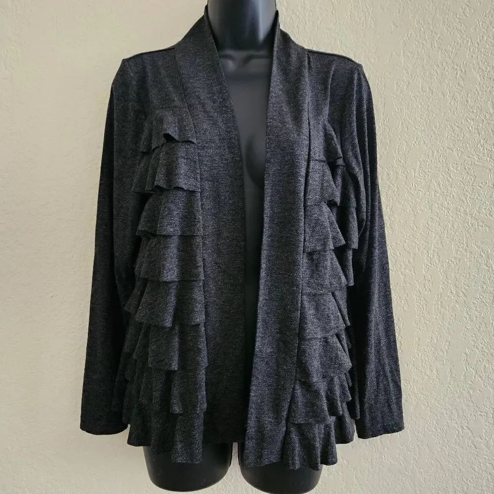 Marc Bouwer Ruffled Cardigan